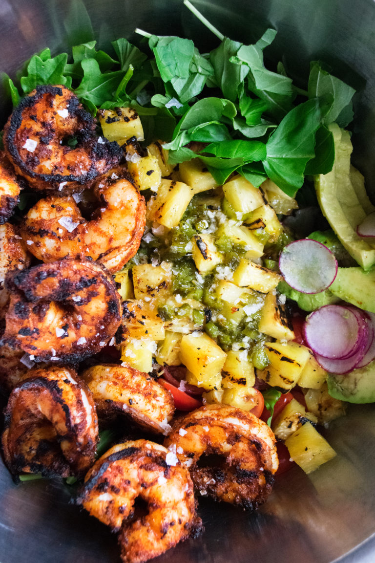 Spicy Grilled Shrimp Salad with Jalapeño Lime Vinaigrette - The ...