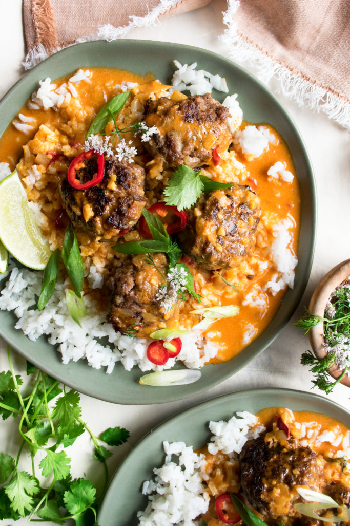 Thai Curry Meatballs