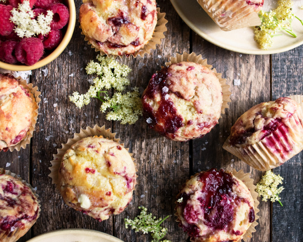 Raspberry Lemon Ricotta Muffins