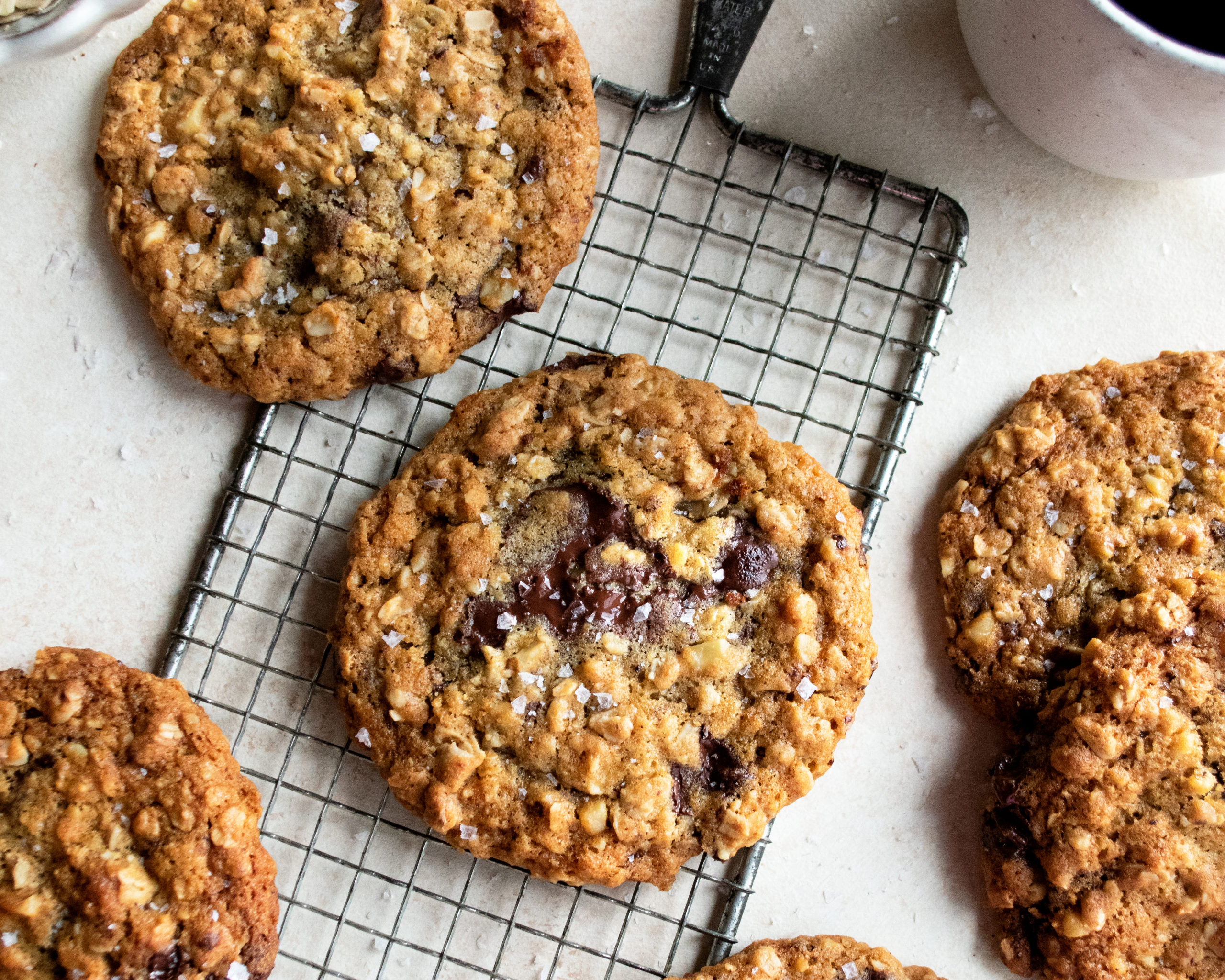 Brown Butter Oatmeal Cookies with Chocolate & Walnuts - The Original Dish