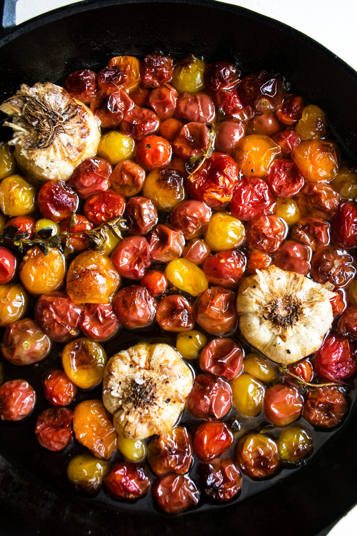 How To Roast Cherry Tomatoes with Garlic & Herbs - The Original Dish