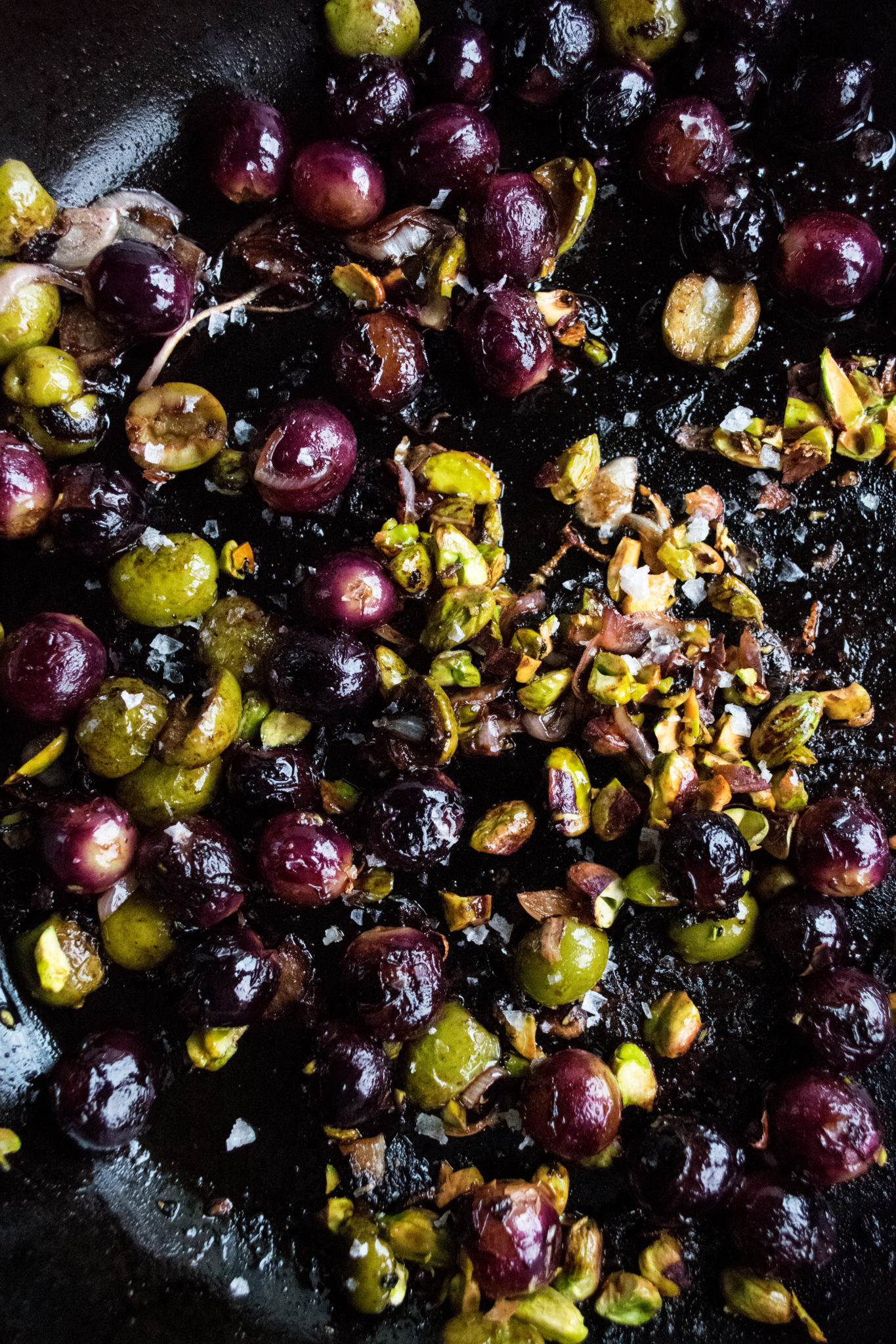 PanRoasted Chicken with Grapes & Olives The Original Dish