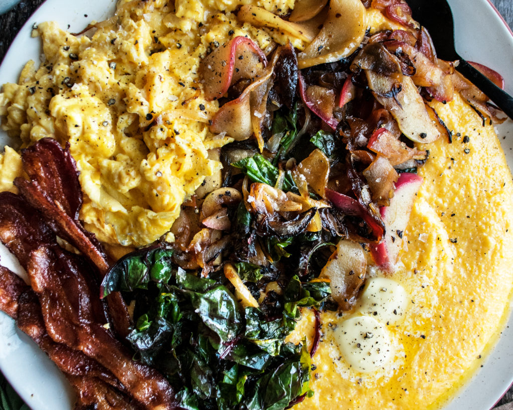 Polenta Breakfast Platter