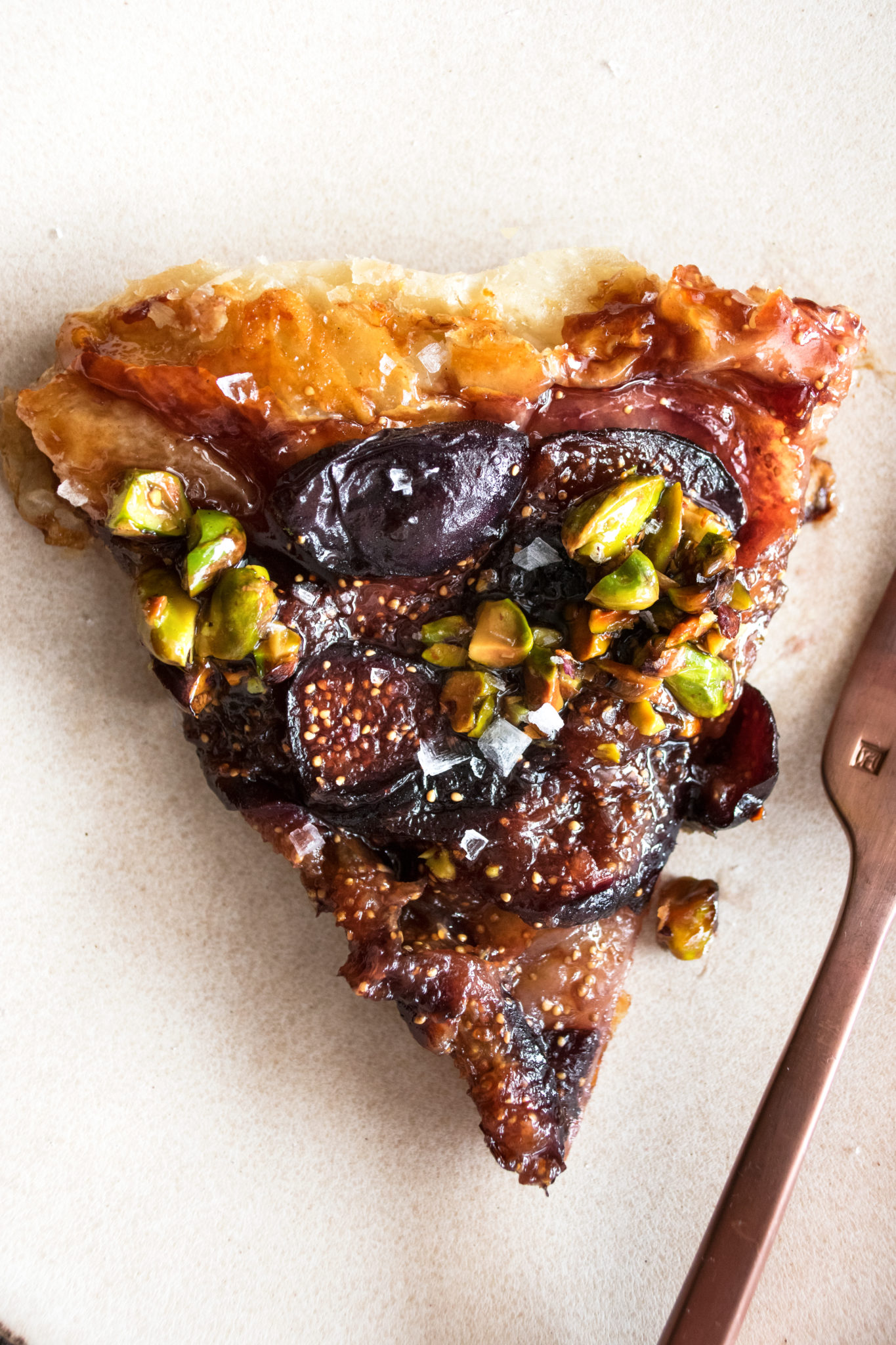 Salted Honey & Pistachio Fig Tarte Tatin The Original Dish