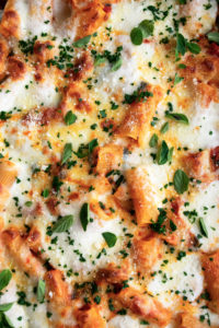 Cheesy Baked Rigatoni
