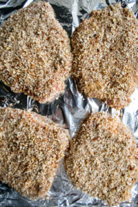 Maple Pecan Crusted Pork Chops