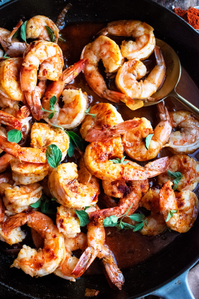 PanRoasted Shrimp The Original Dish