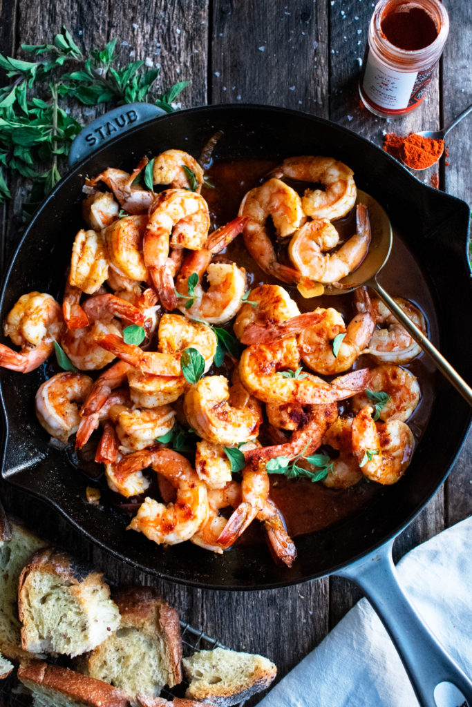 PanRoasted Shrimp The Original Dish