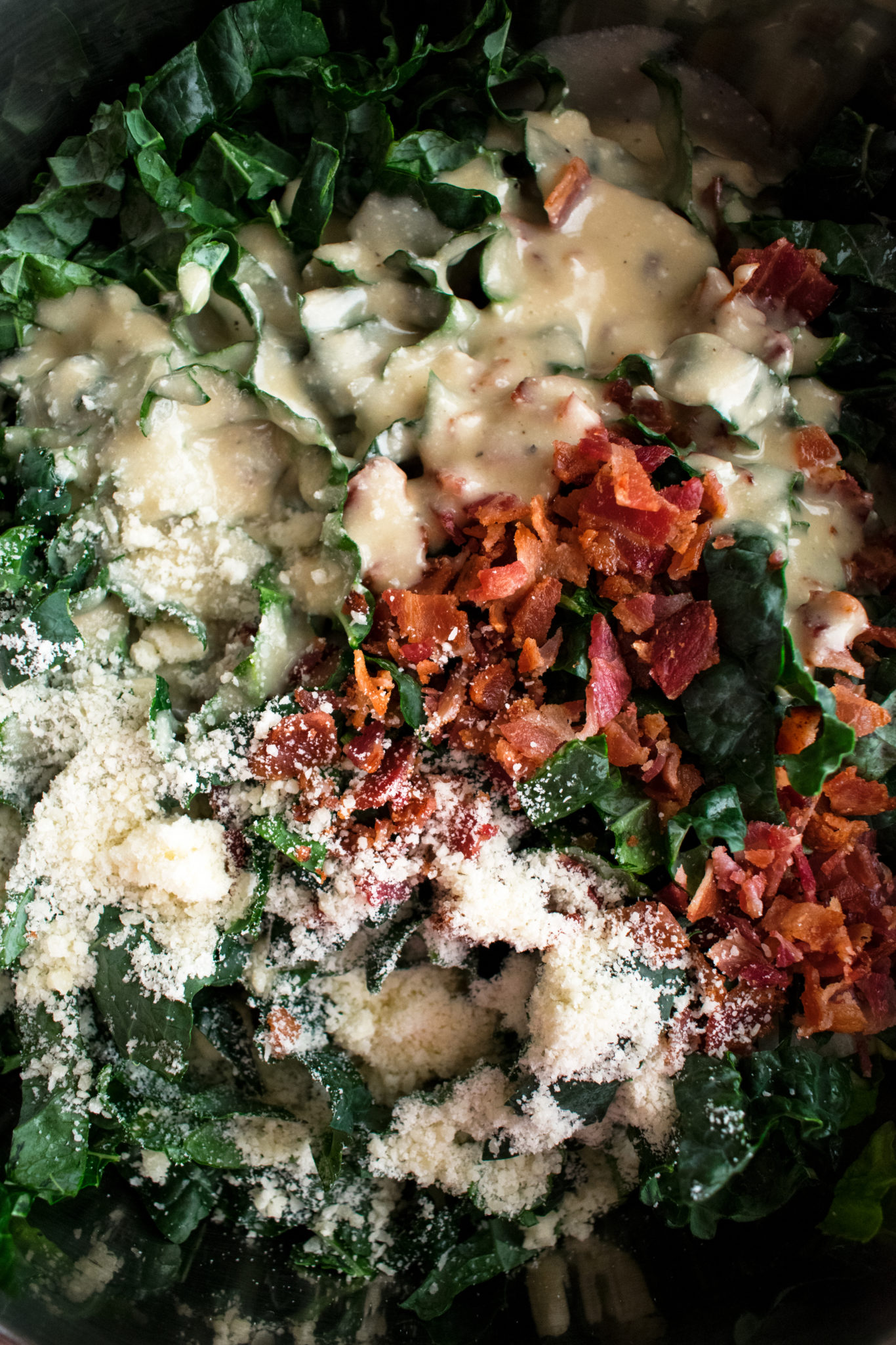 Roasted Garlic & Kale Caesar Salad The Original Dish