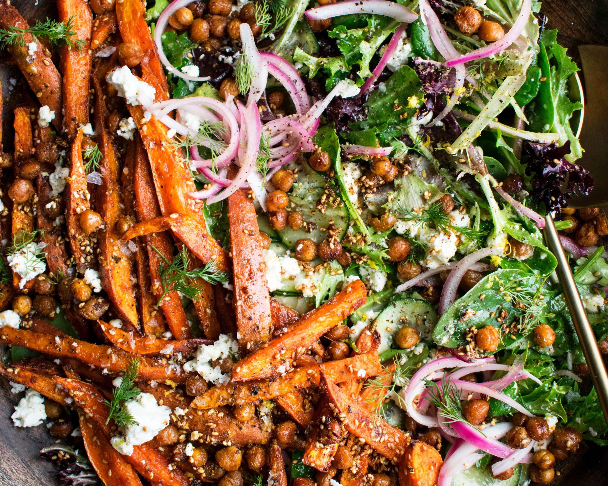 Spiced Sweet Potato Salad with Lemon Vinaigrette The Original Dish