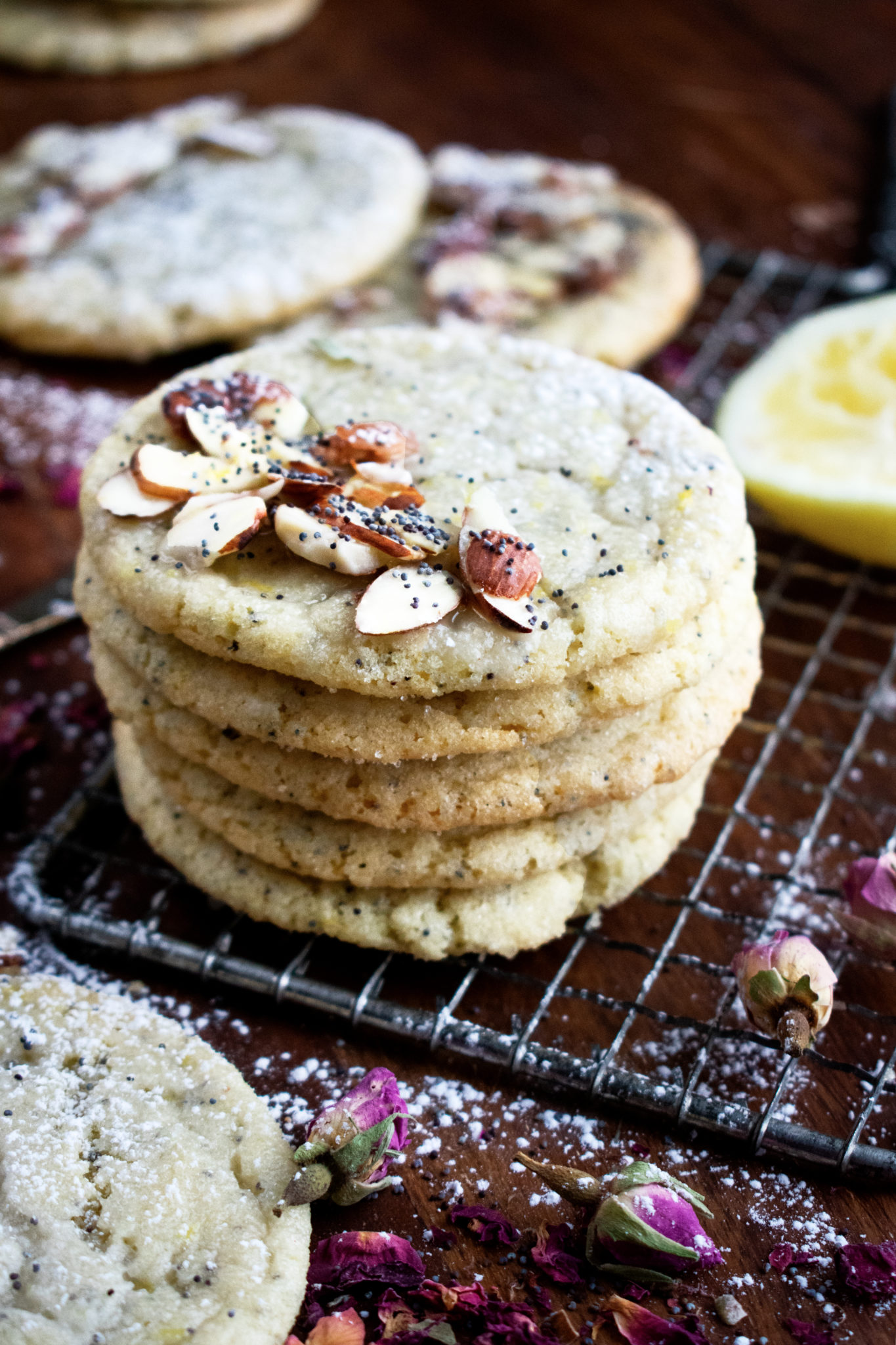 Lemon Poppy Seed Almond Cookies The Original Dish