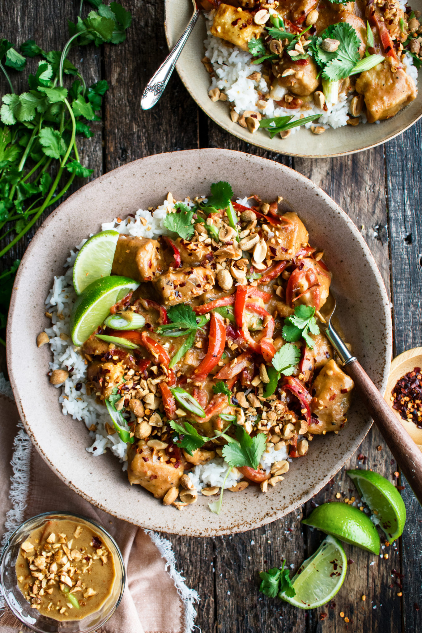 Spicy Thai Peanut Chicken - The Original Dish