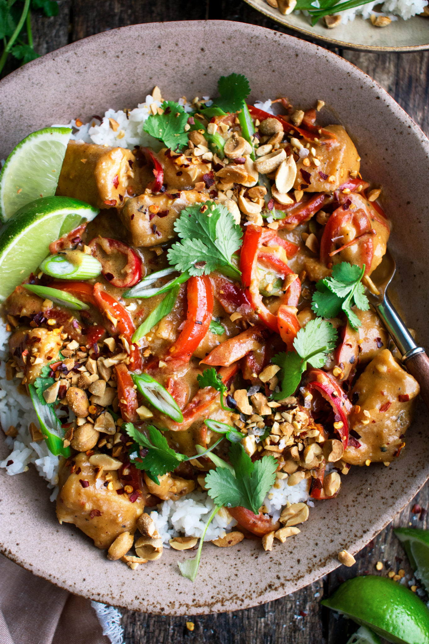 Spicy Thai Peanut Chicken - The Original Dish