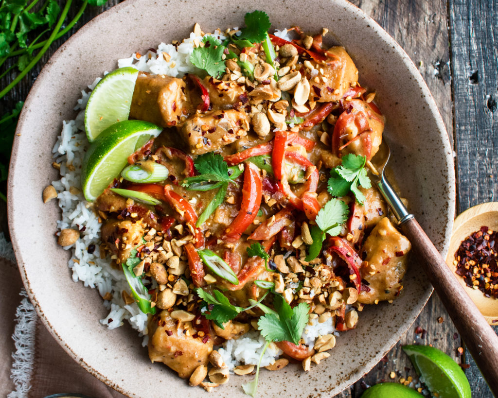 Spicy Thai Peanut Chicken