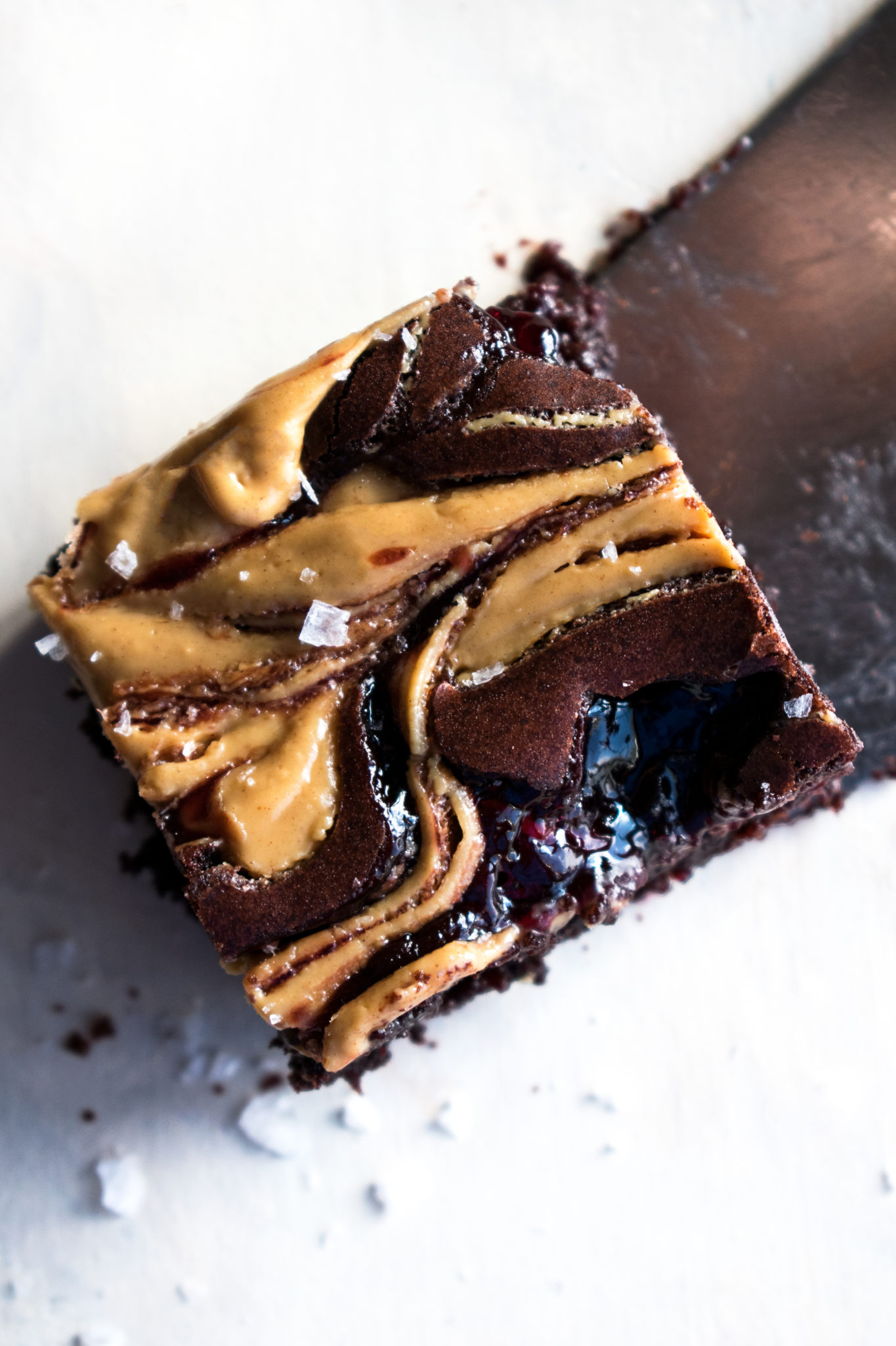 Peanut Butter and Jelly Brownies The Original Dish