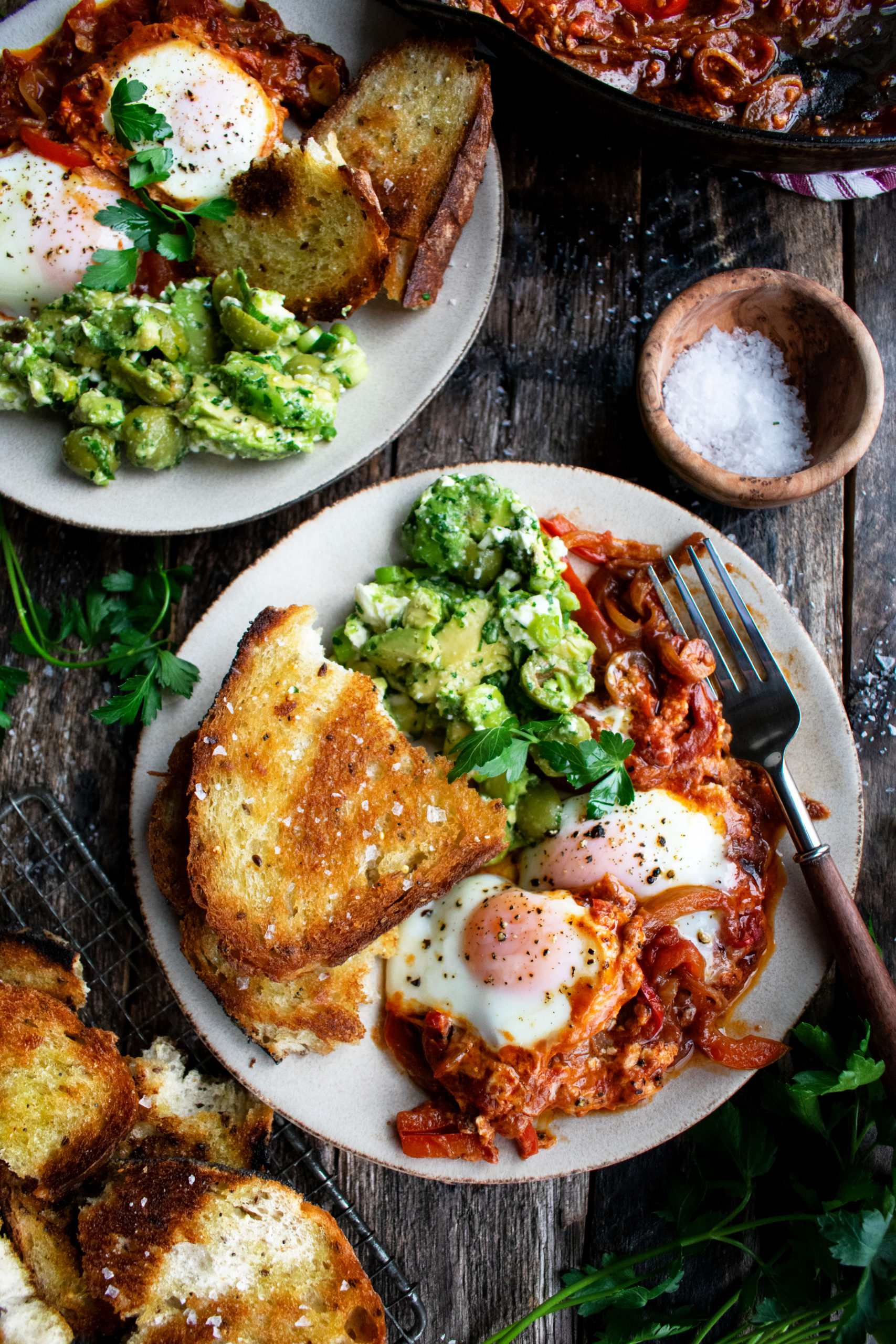 Shakshuka with Feta - The Original Dish