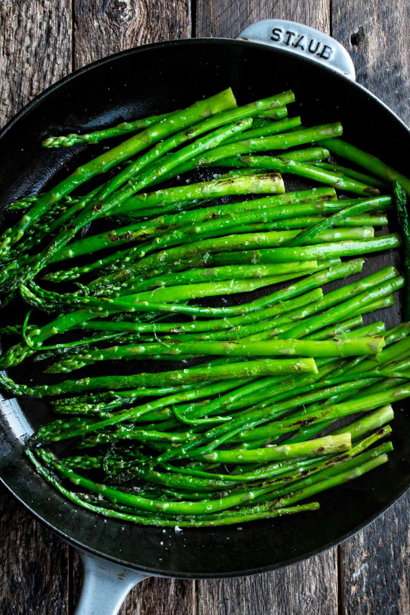 Charred Asparagus with Horseradish Vinaigrette The Original Dish