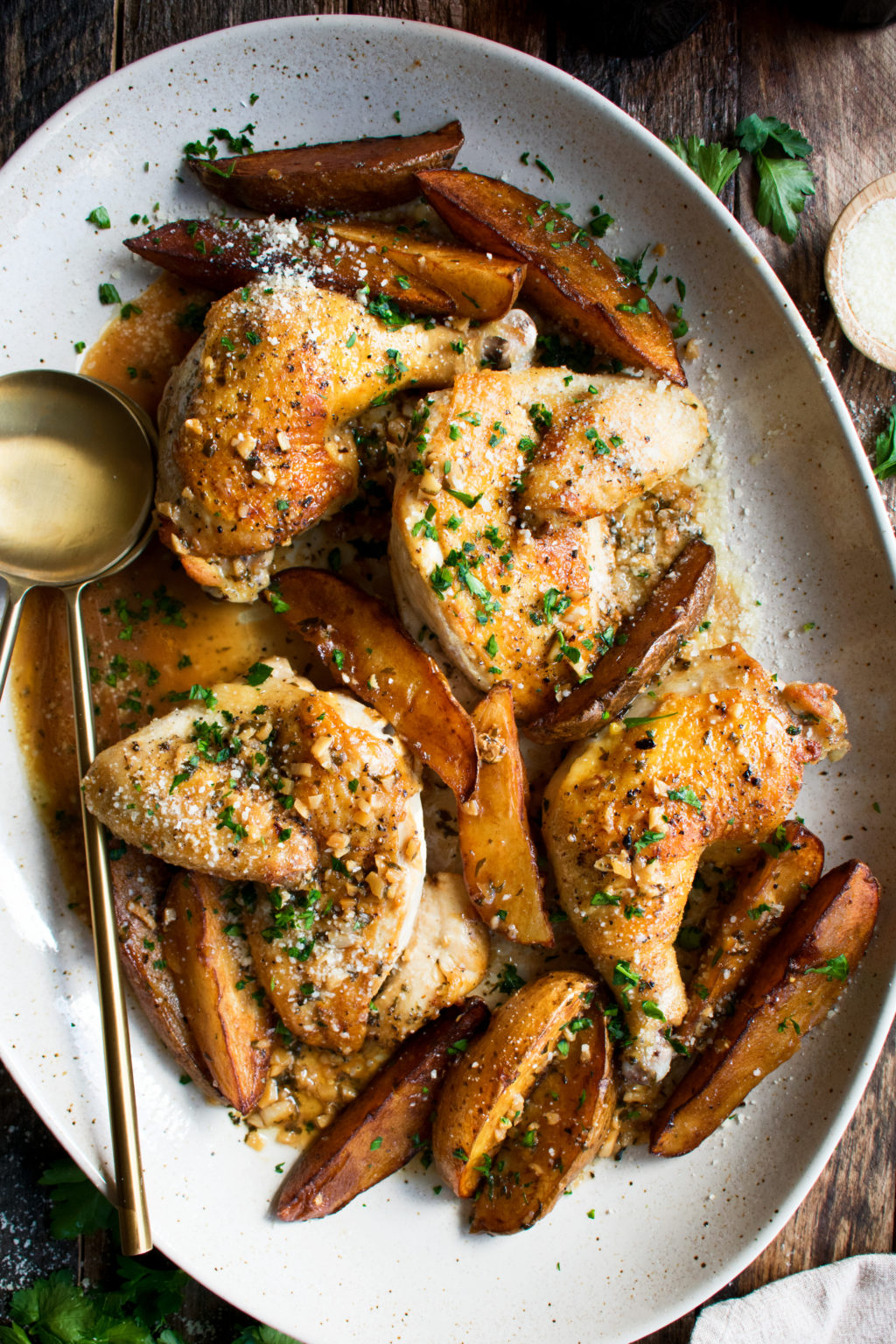 Family Classics Dad’s Chicken Vesuvio The Original Dish