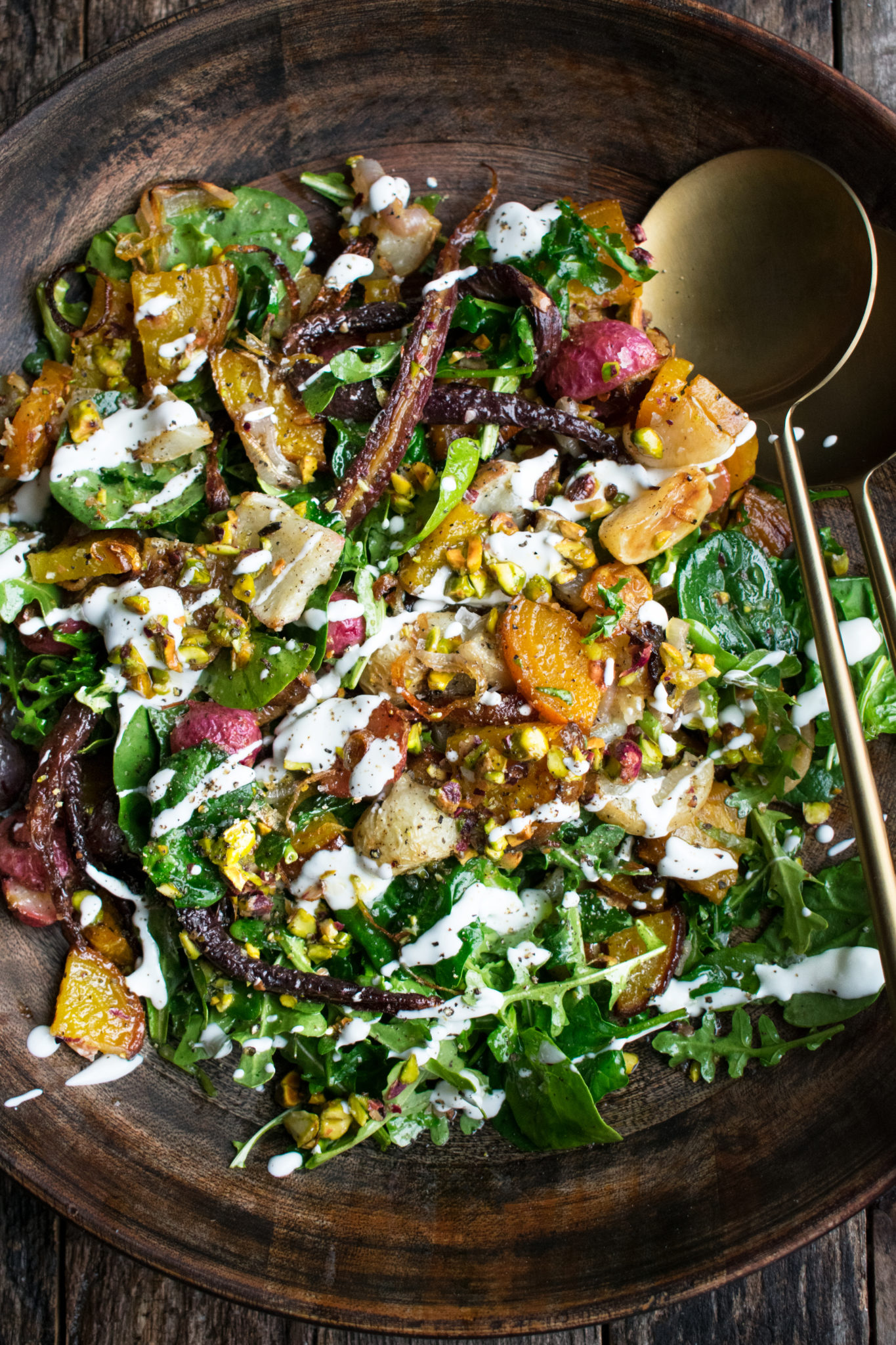 Spring Root Vegetable Salad with Pistachio Vinaigrette The Original Dish