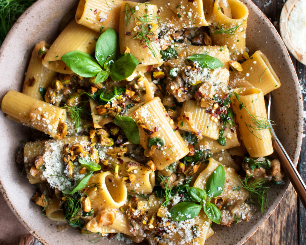 Caramelized Fennel Paccheri