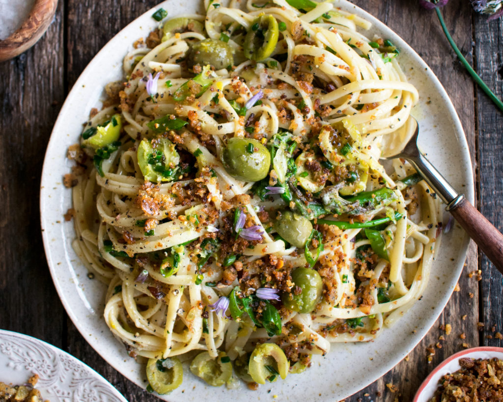 Green Olive Linguine