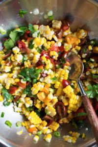 corn salad mixed