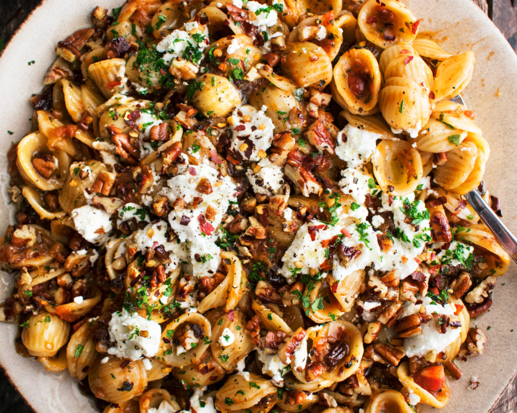 Charred Eggplant Pasta