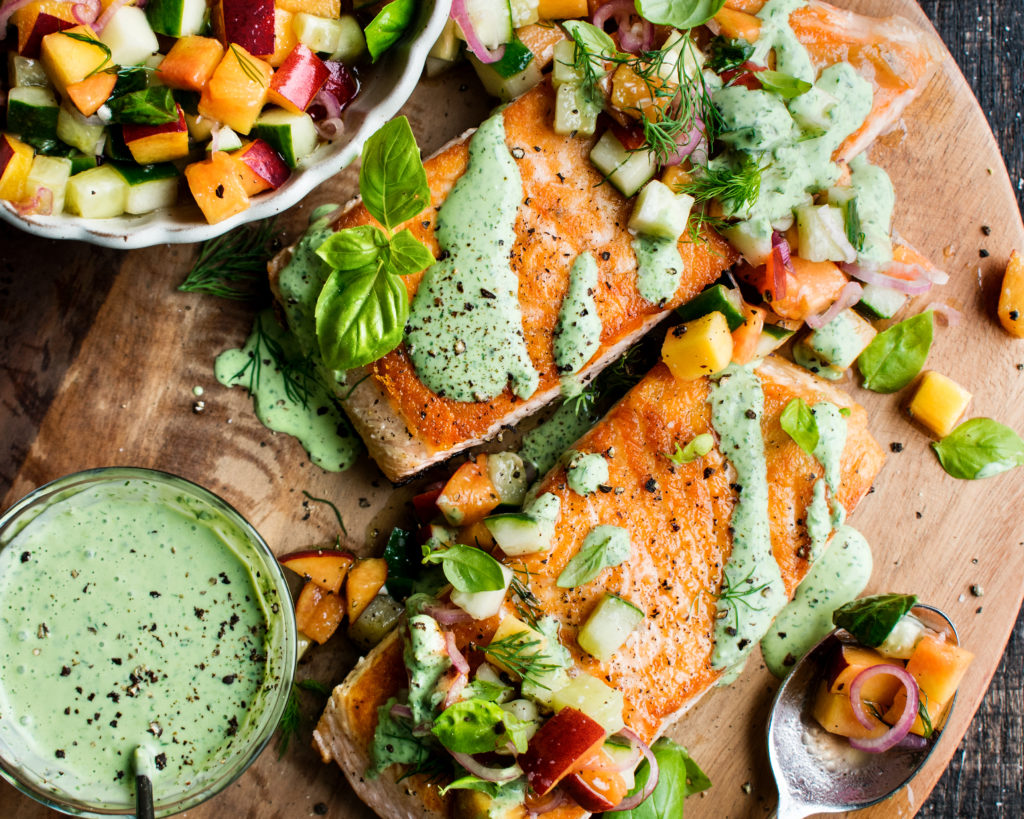 Green Goddess Salmon