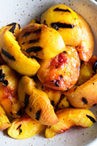 grilled peaches