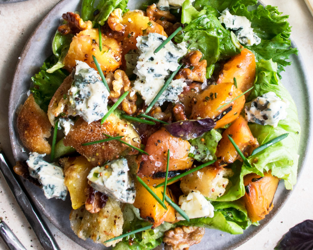 Grilled Peach Salad