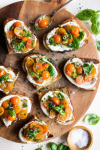 Marinated Tomato Toast