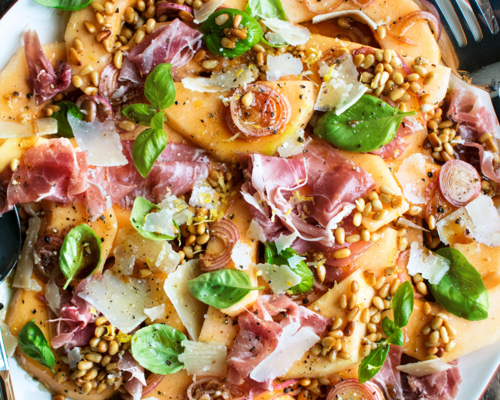 Prosciutto and Melon with Balsamic Shallots - The Original Dish