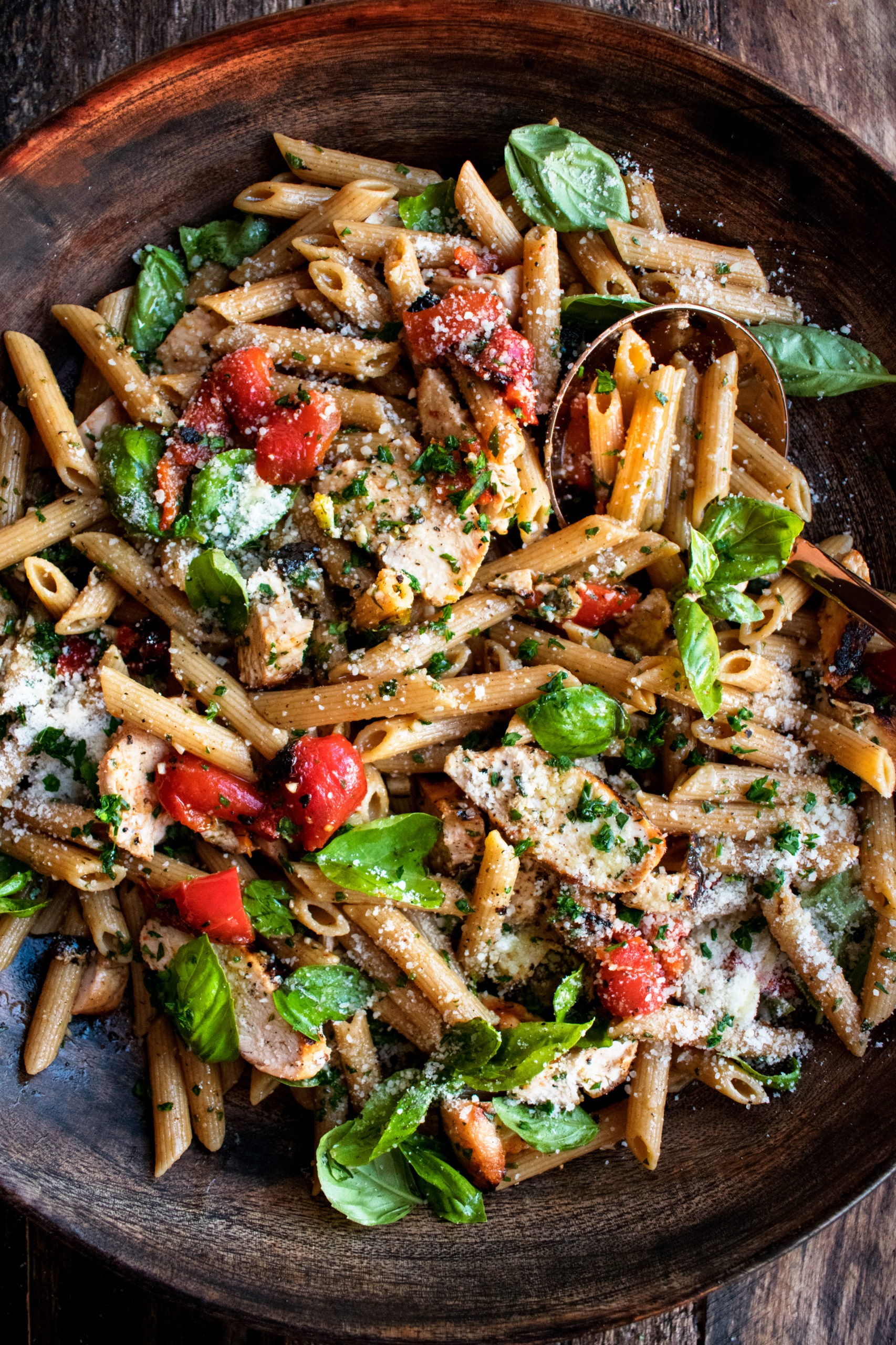Weeknight Grilled Chicken Pasta Salad with Balsamic Vinaigrette - The ...