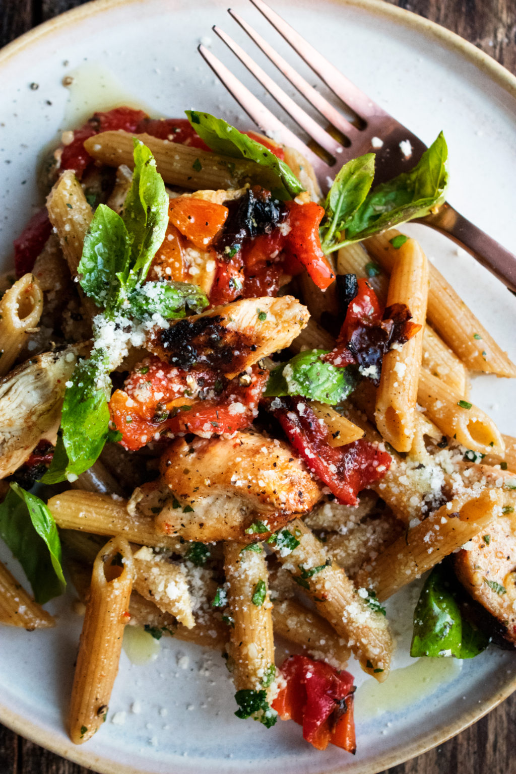 Weeknight Grilled Chicken Pasta Salad with Balsamic Vinaigrette - The ...