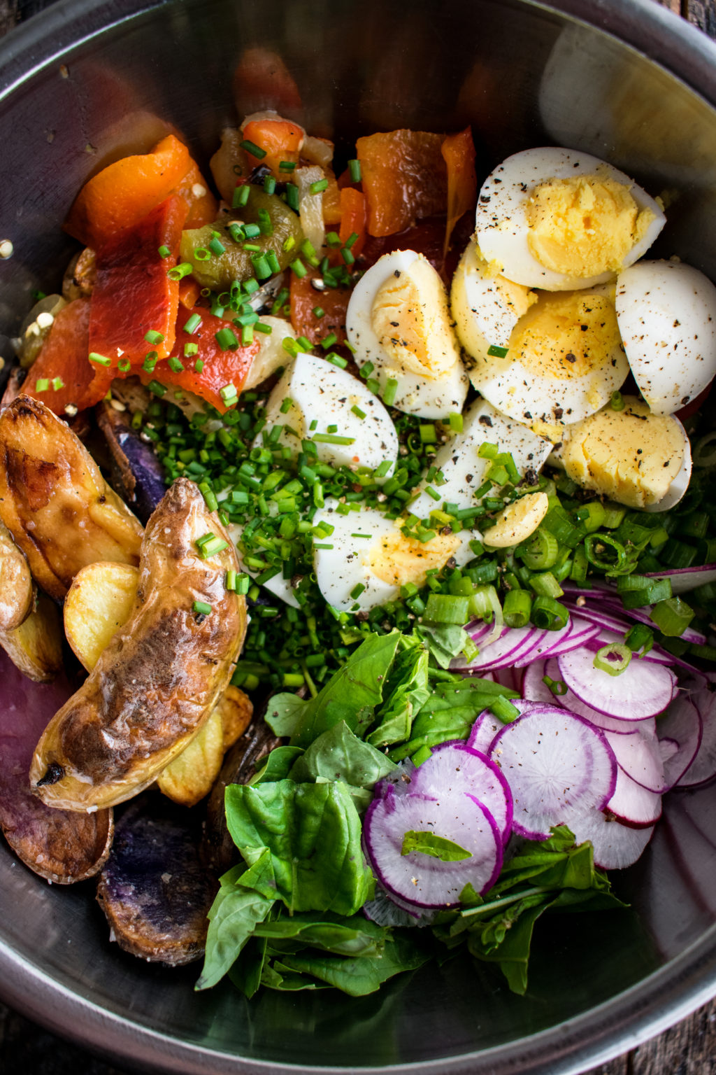 Grilled Pepper Potato Salad with Creamy Mustard Dressing The Original