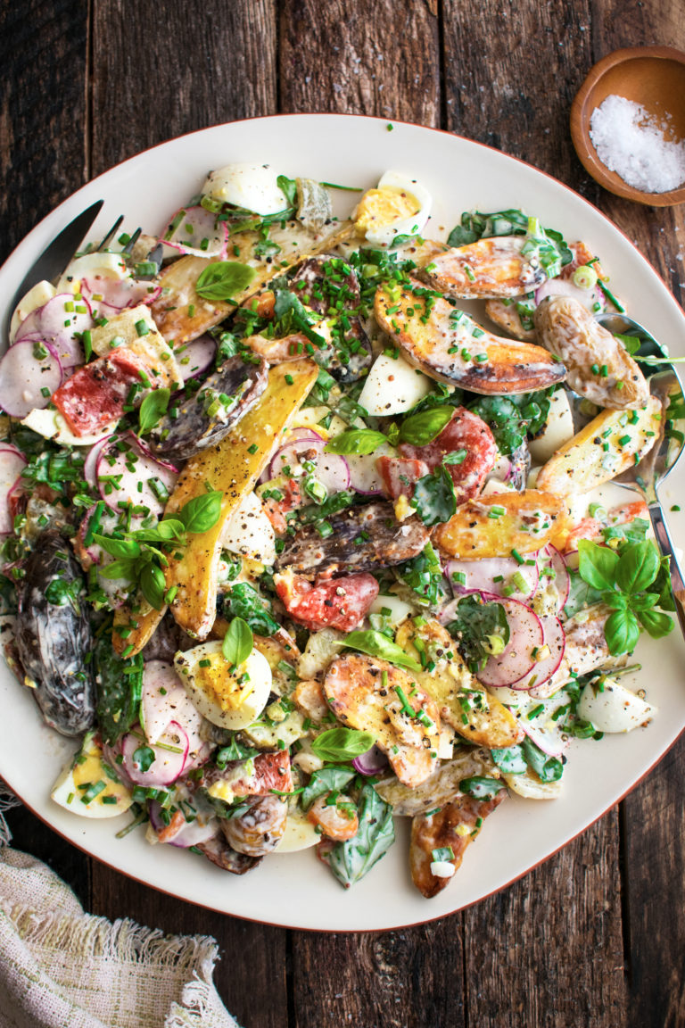 Grilled Pepper Potato Salad with Creamy Mustard Dressing The Original