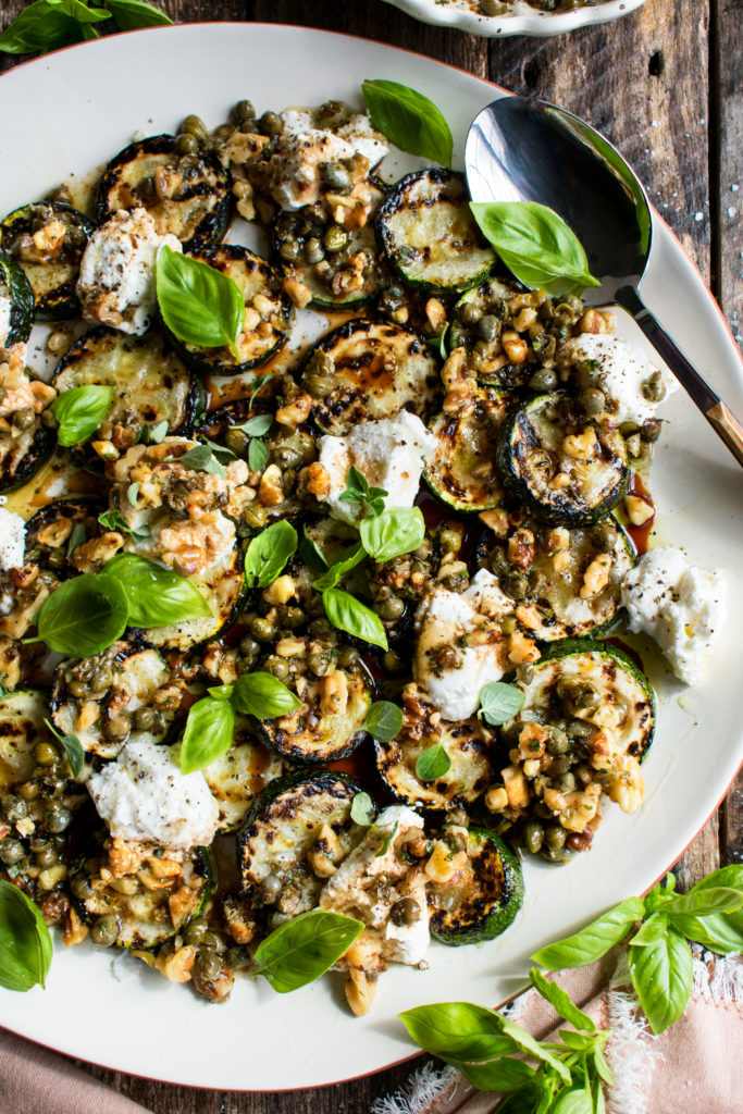 Grilled Zucchini with Ricotta