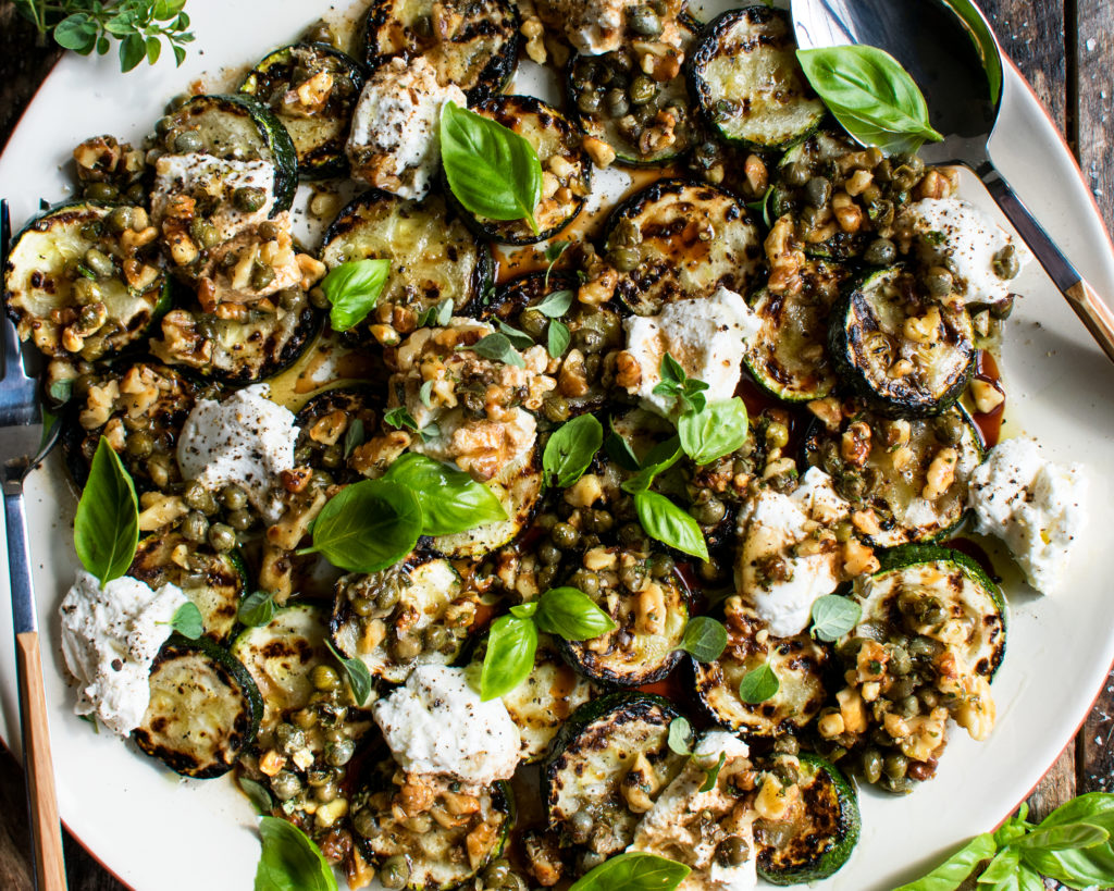 Grilled Zucchini with Ricotta