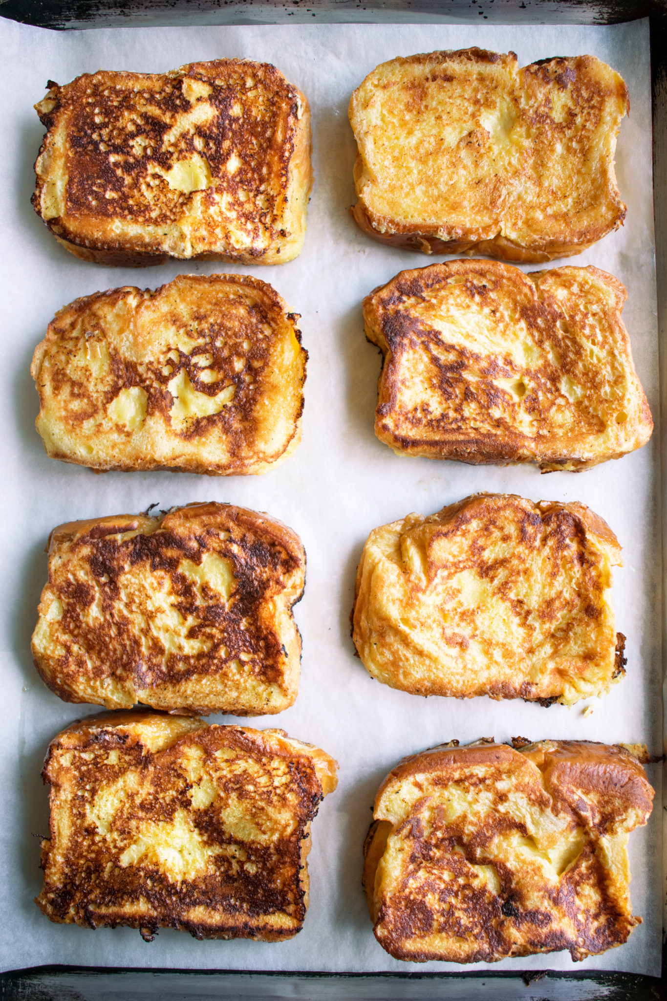 Sour Cream French Toast with Brown Sugar Peaches The Original Dish