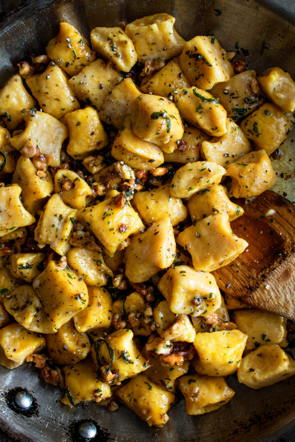 Pumpkin Ricotta Gnocchi with Brown Butter & Walnuts The Original Dish