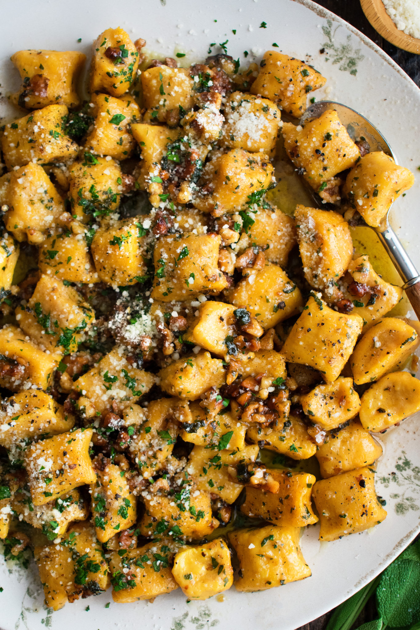 Pumpkin Ricotta Gnocchi with Brown Butter & Walnuts The Original Dish