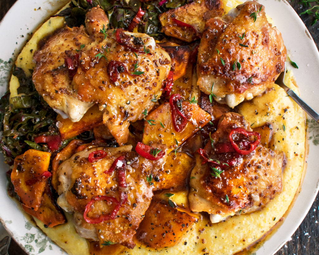 Spicy Maple Mustard Chicken