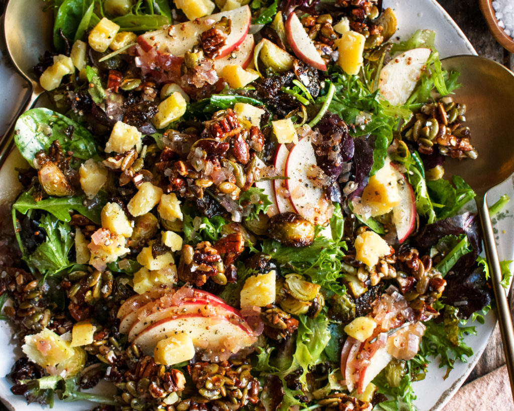 Roasted Brussels Sprout Salad