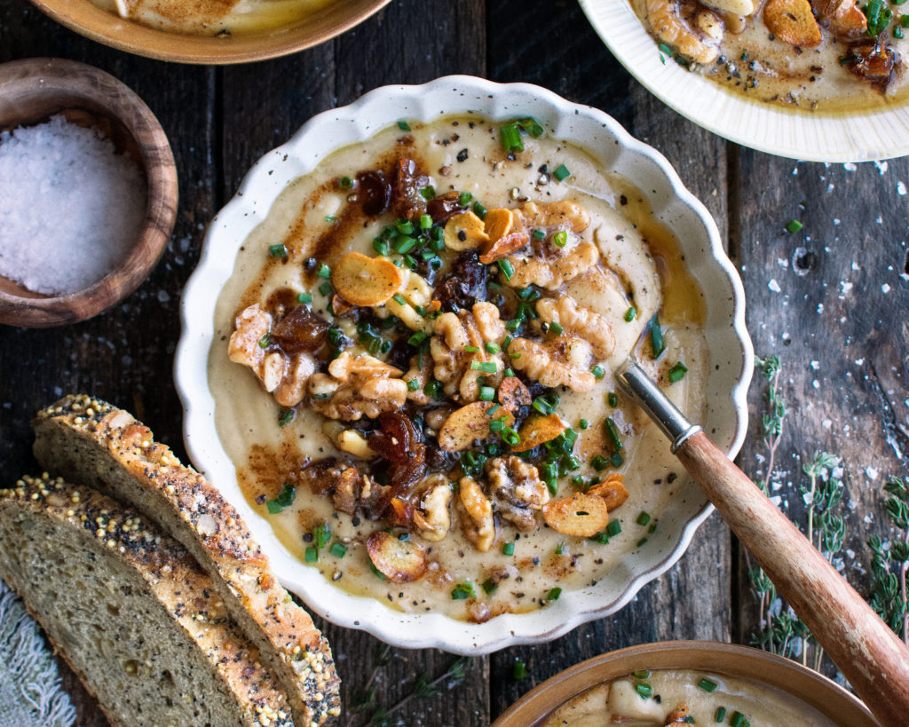 Roasted Garlic Parsnip Soup