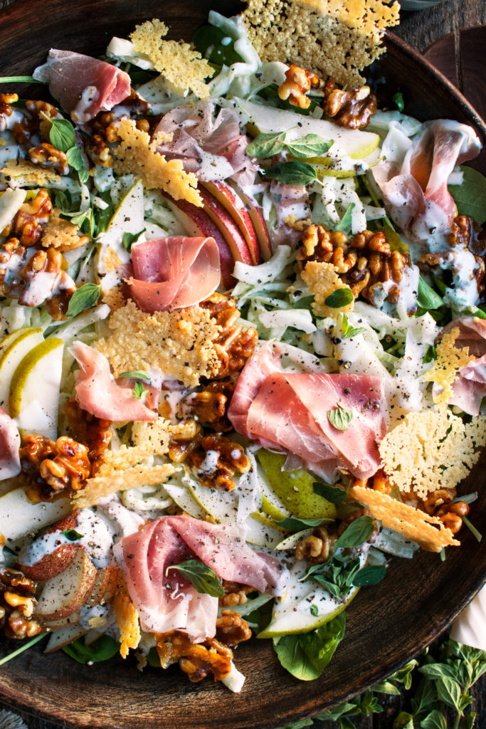 Pear & Fennel Salad with Buttermilk Dressing