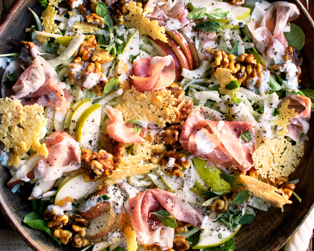 Pear & Fennel Salad with Buttermilk Dressing