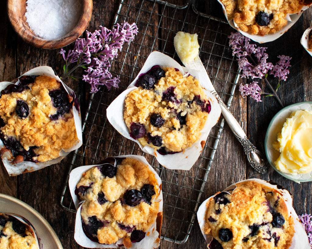 Blueberry Streusel Muffins