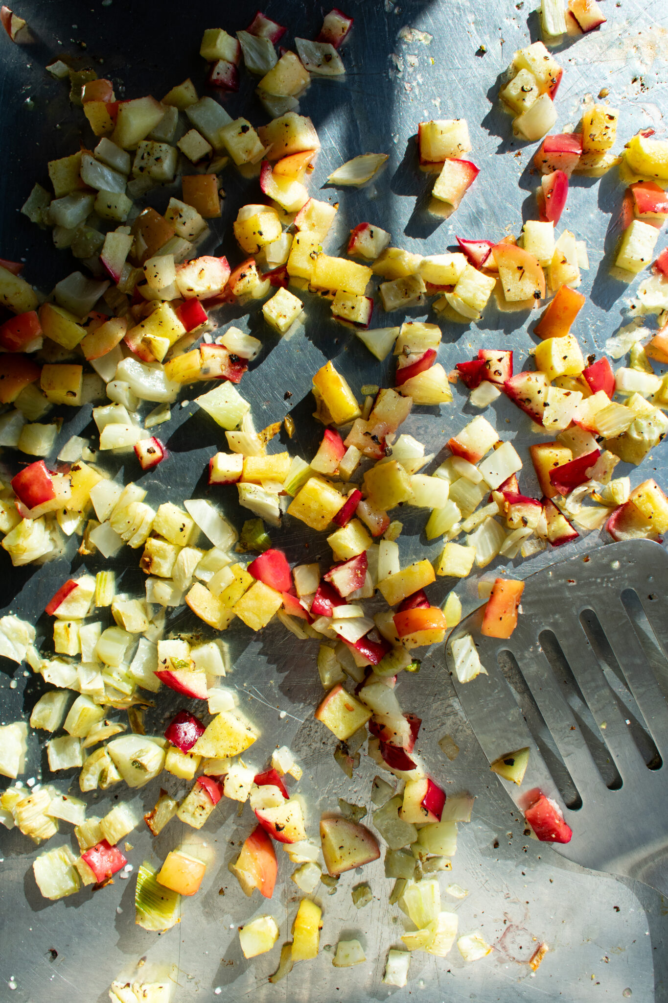 Roasted Apple Farro Salad with Maple Mustard Vinaigrette The Original