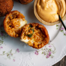 Arancini with Calabrian Chili Aioli - The Original Dish