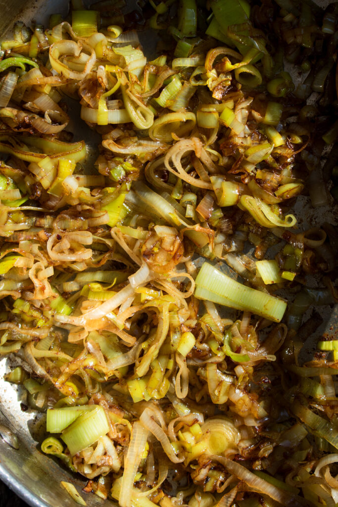caramelized leeks